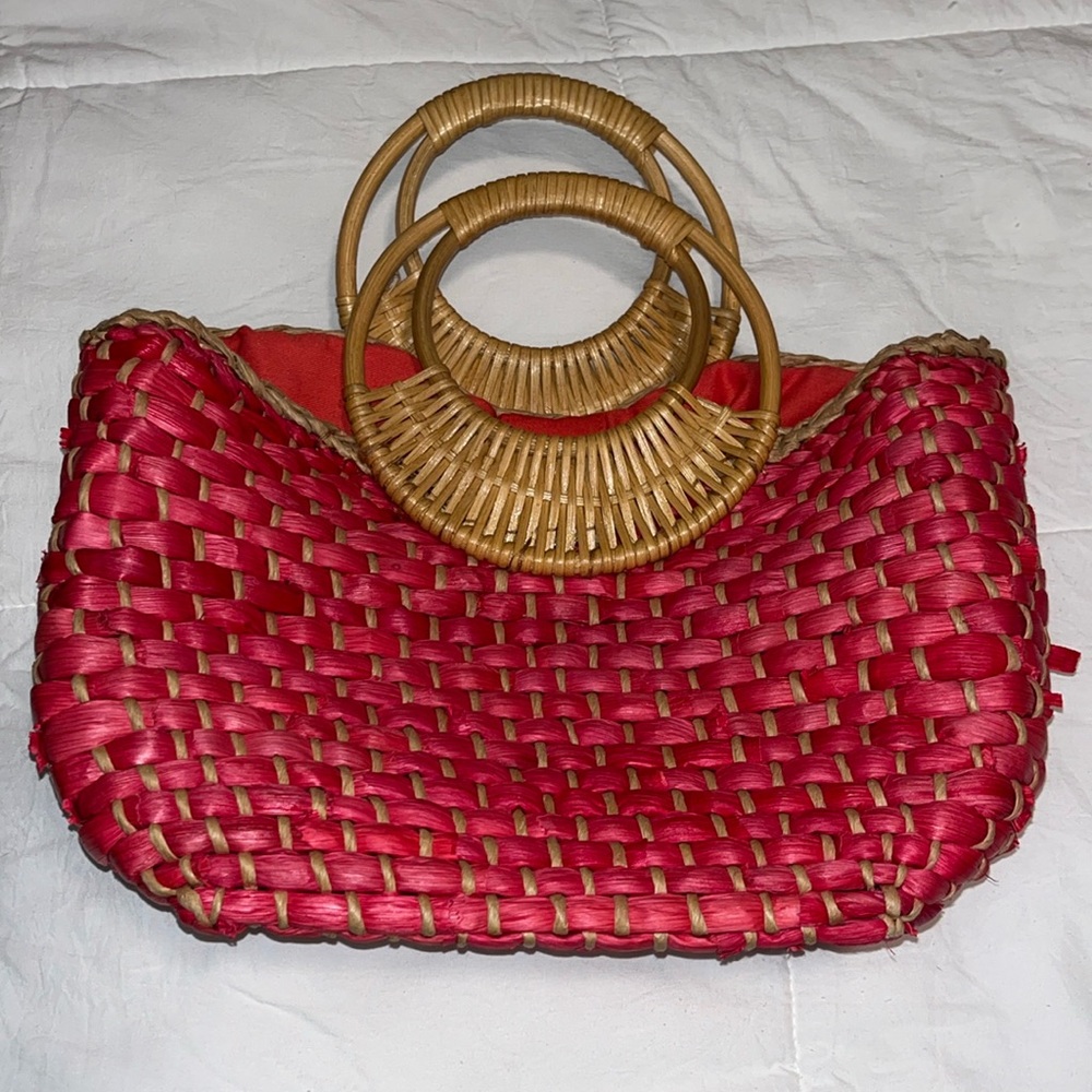 Free People Sofia basket handbag.
